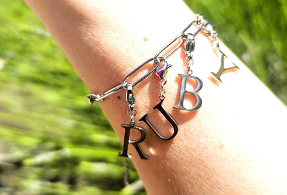 BRACELET PRENOM maillon trombone
